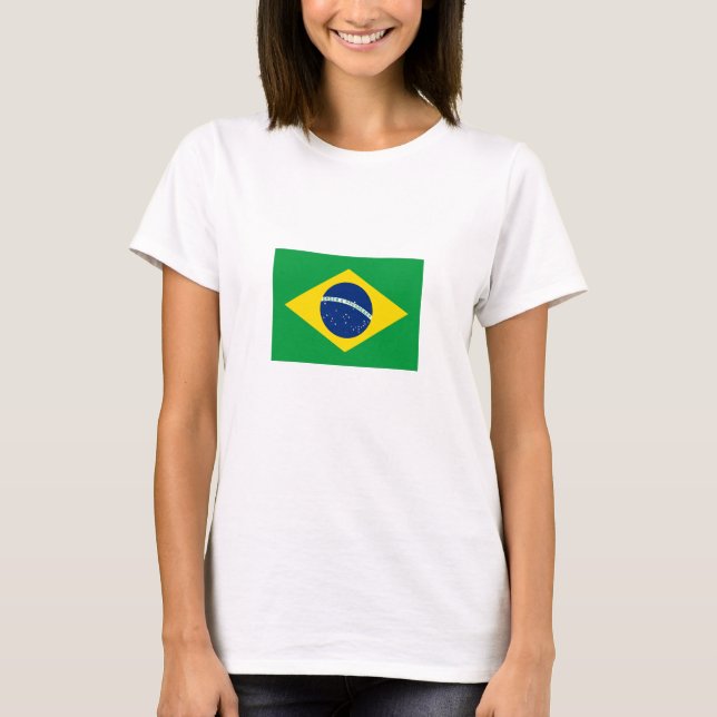 Camiseta Bandeira Patriótica do Brasil (Frente)