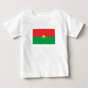 Camiseta Bandeira Patriótica do Burquina Fasso