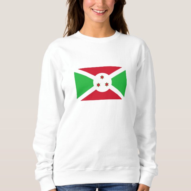 Camiseta Bandeira Patriótica do Burundi (Frente)