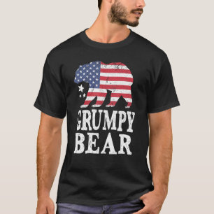 Camiseta Bandeira Patriótica do Urso Inverso Correspondente