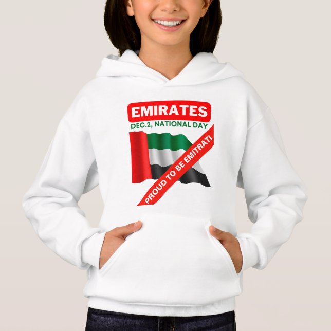 Camiseta Bandeira Patriótica dos Emirados Árabes Unidos (Frente)