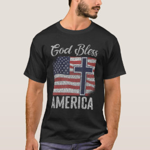 Camiseta Bandeira Patriótica dos Estados Unidos da América 