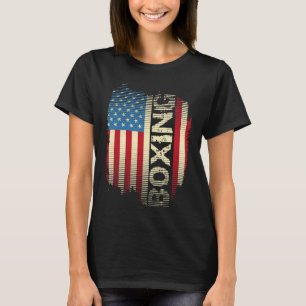 Camiseta Bandeira Patriótica dos EUA Boxe Kickboxing Kickbo