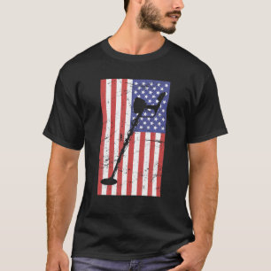 Camiseta Bandeira Patriótica dos EUA - Caça ao tesouro