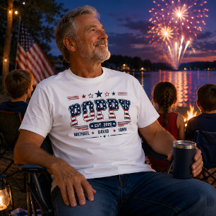 Camiseta Bandeira Patriótica EUA 2026 Nome Personalizado da