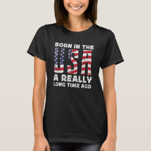 Camiseta Bandeira Patriótica EUA Patriotismo Nativo Sentido