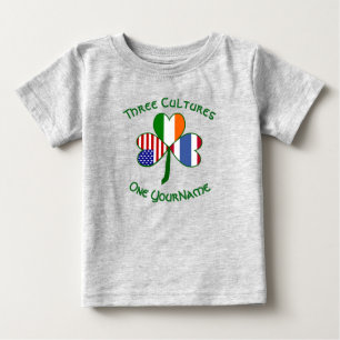 Camiseta Bandeira Personalizada do Trevo Tailandês Irlandês