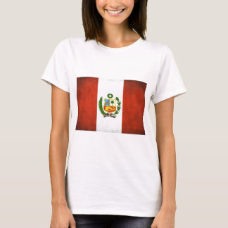 Camiseta Bandeira peruana com emblema
