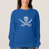 Bandeira Pirata Caveira Espadas Cruzadas