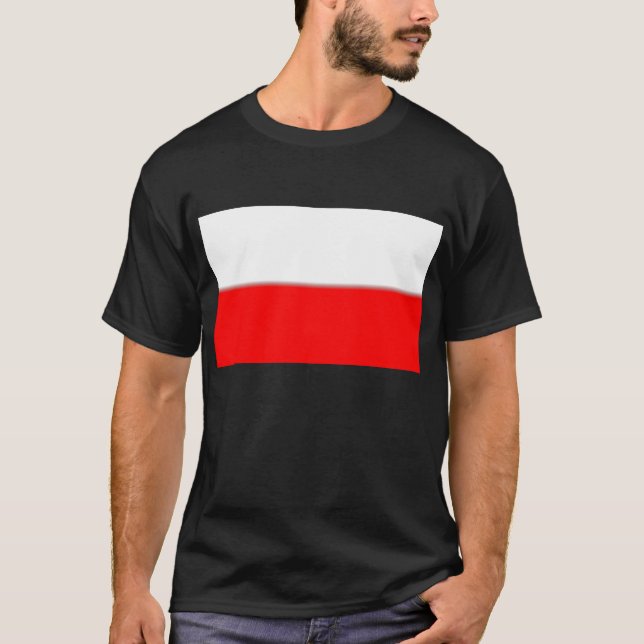 Camiseta Bandeira polonesa (Frente)