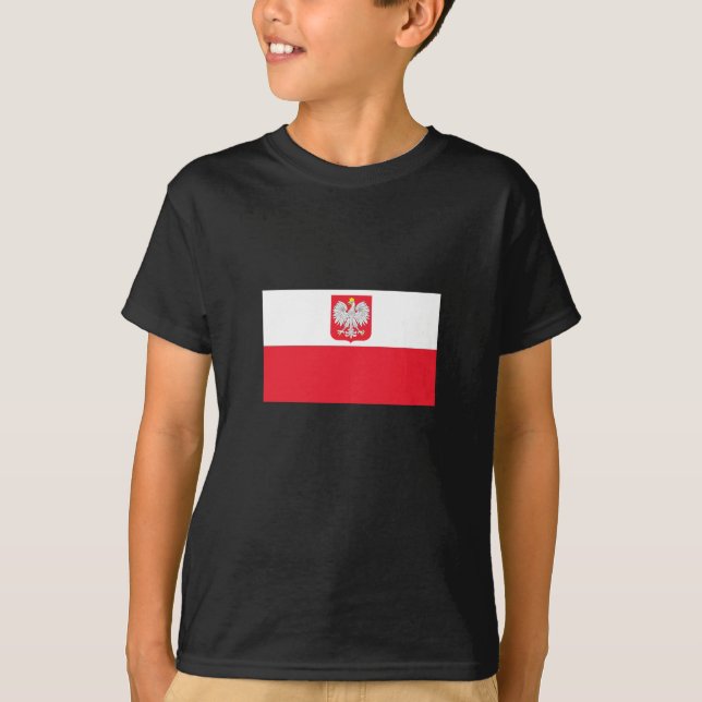 Camiseta Bandeira polonesa (Frente)