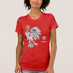 Camiseta Bandeira Polonesa, Águia e Polônia