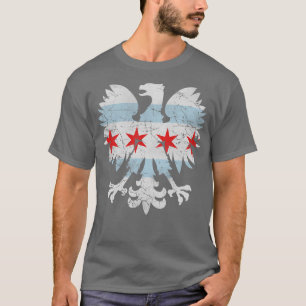 Camiseta Bandeira Polonesa de Chicago