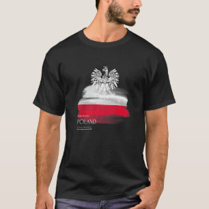 Camiseta Bandeira polonesa patriótica Polska Souvenir Love 
