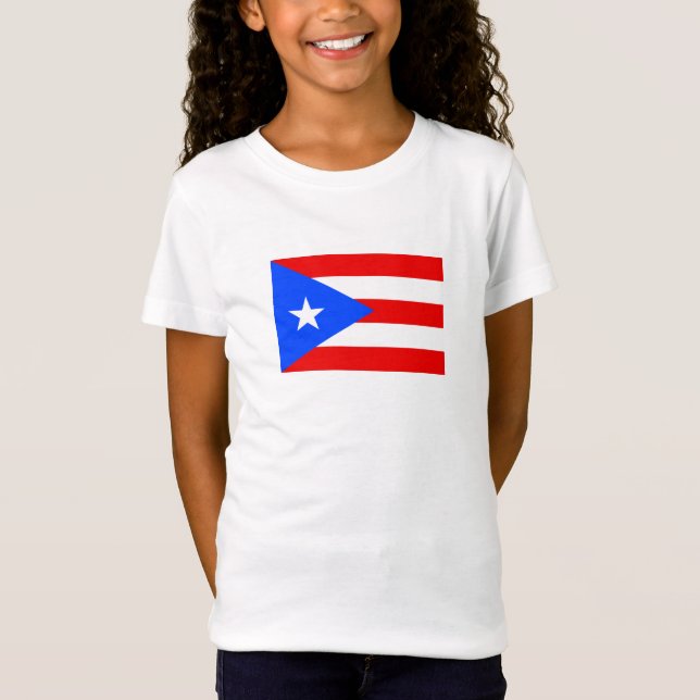 Camiseta Bandeira Porto Rico (Frente)