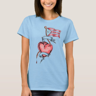 Camiseta Bandeira porto-riquenha