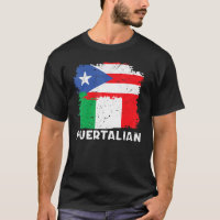 Bandeira Porto-Riquenha E Italiana Puertalian