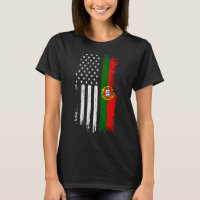 Bandeira Portuguesa Americana Hoodie - Orgulho Por