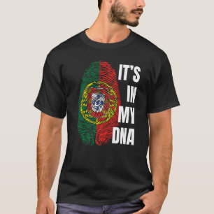 Camiseta Bandeira Portuguesa Dna Fingerprint Portugal