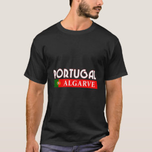 Camiseta Bandeira Portuguesa E Região Do Algarve