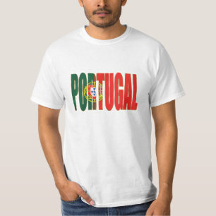 Camiseta Bandeira Portuguesa - por Fãs de "Portugal" da