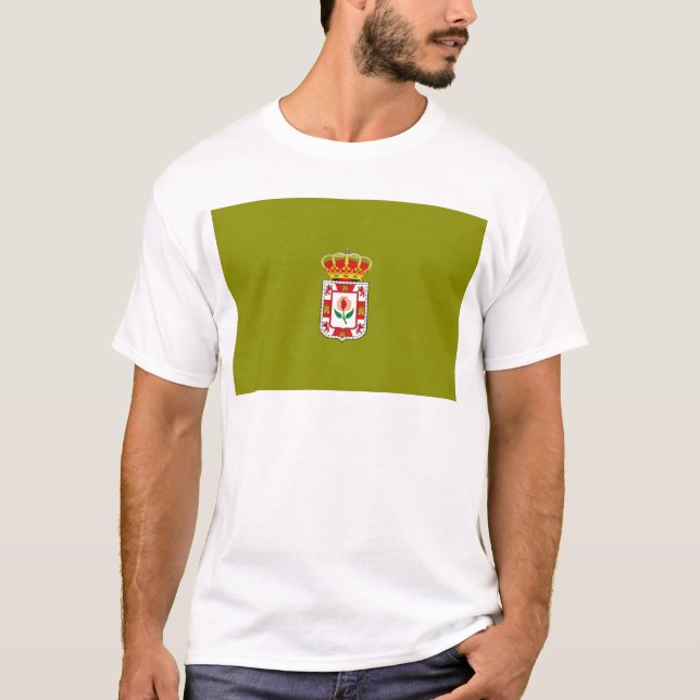 Camiseta Bandeira provincial de Granada (espanha) (Frente)