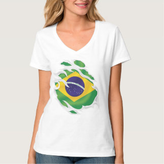 Camiseta Bandeira Rasgada do Brasil