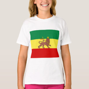 Camiseta Bandeira Rastafariana (Rastafarianismo) (rasta)