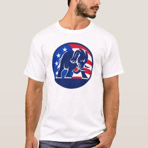 Camiseta Bandeira republicana do elefante