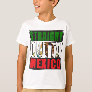 Camiseta Bandeira reta de Outta México