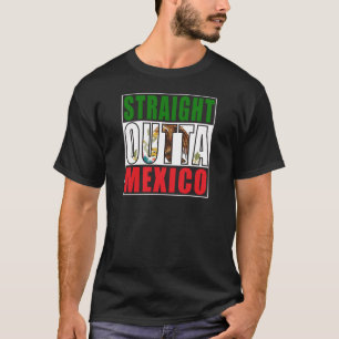 Camiseta Bandeira reta de Outta México