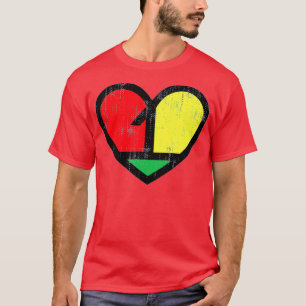 Camiseta Bandeira Retro Rasta Reggae Jamaicano Um Amor