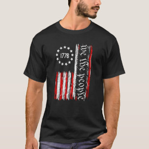 Camiseta Bandeira Retroamericana Patriótica 1776 Nós Somos 
