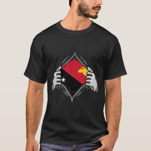 Camiseta Bandeira Reveladora da Papua-Nova Guiné