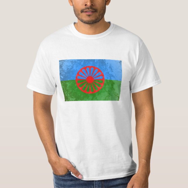 Camiseta bandeira romani (Frente)