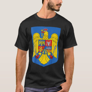 Camiseta Bandeira romena Emblem romena e Romênia Bandeira 1