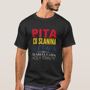 Camiseta Bandeira romena Transilvânia Santa Trindade Pita C