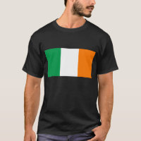 Bandeira/Rua irlandesa. Dia de Patrick