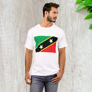 Camiseta Bandeira rua Kitts E Nevis