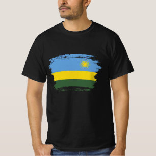 Camiseta Bandeira Ruanda