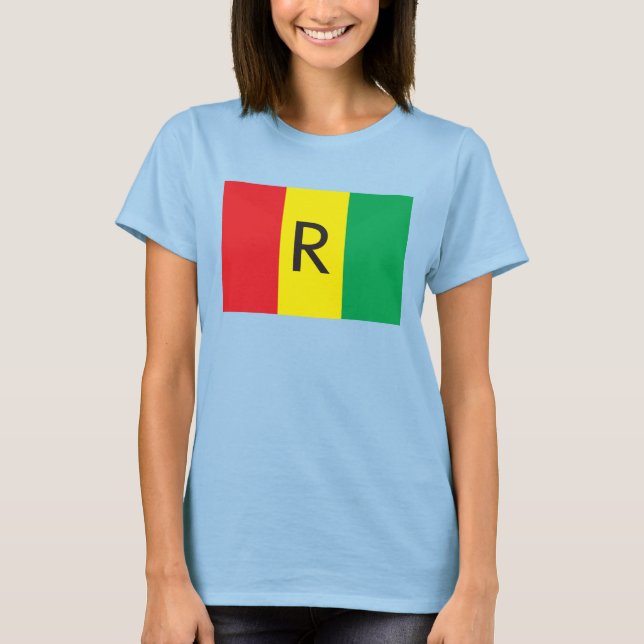 Camiseta Bandeira Ruanda (1962) (Frente)