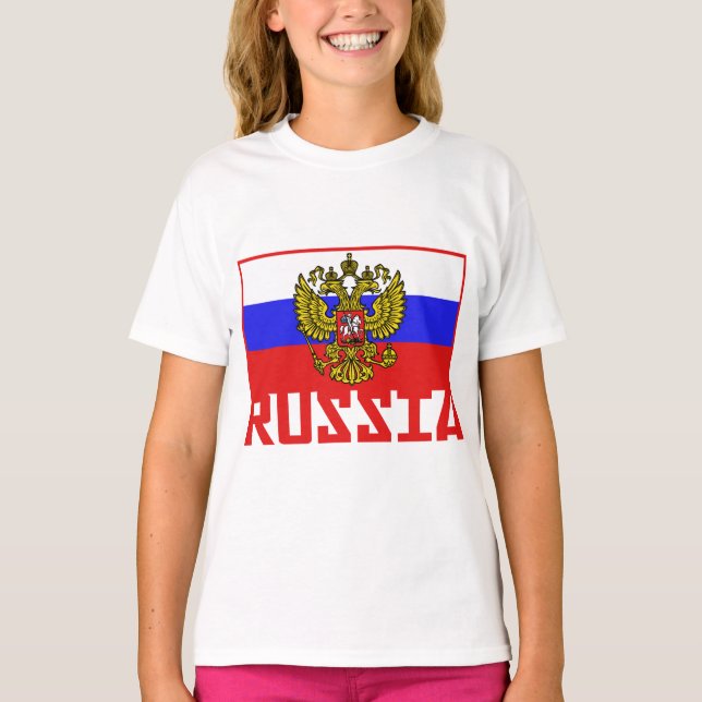 Camiseta Bandeira Russa (Frente)