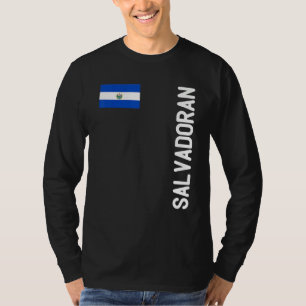 Camiseta Bandeira Salvadorenha e Raízes de El Salvador