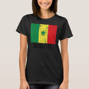Camiseta Bandeira senegalesa Pride senegalês