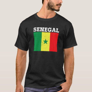 Camiseta Bandeira senegalesa Pride senegalês