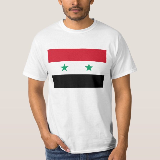 Camiseta Bandeira Síria (Frente)