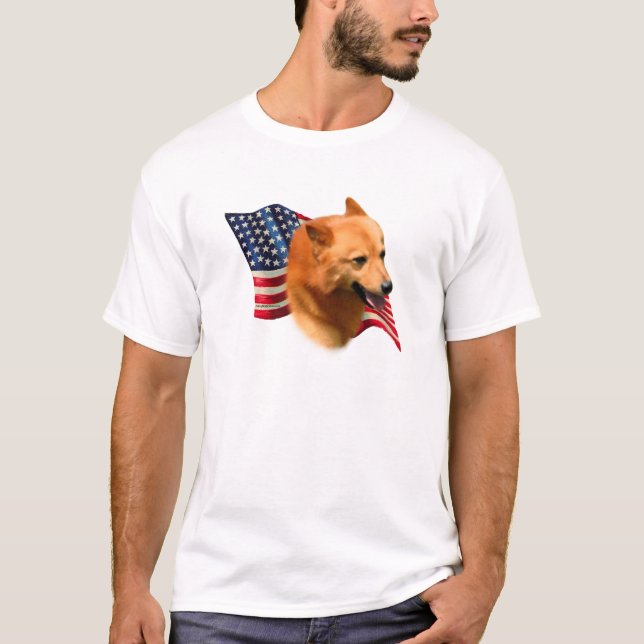 Camiseta Bandeira Spitz Finlandesa (Frente)