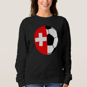 Camiseta Bandeira Sueca Torcedores de Futebol Suíça