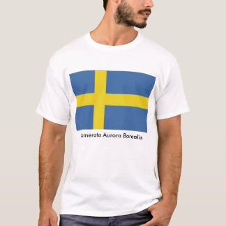 Camiseta Bandeira sueco, Aurora Borealis de Camerata