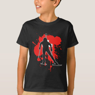 Camiseta Bandeira suiça Biathlonista - Swiss Biathlon 1